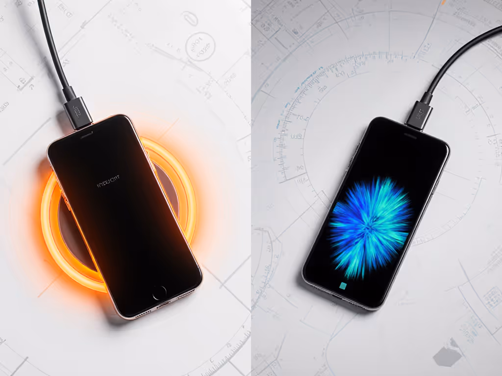 thermal comparison of wireless vs wired charging