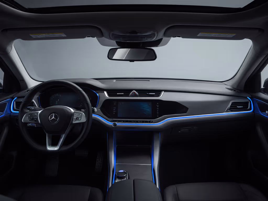 car interior zones