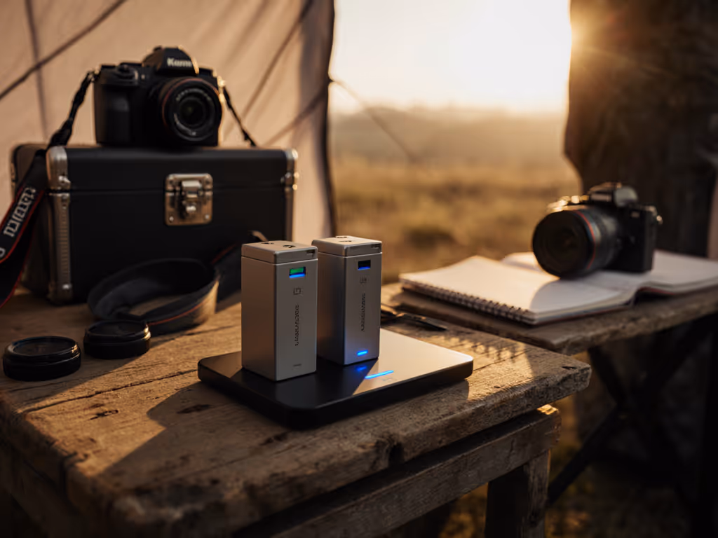 Wireless Camera Battery Charger: Pro 2-in-1 Speed Boost